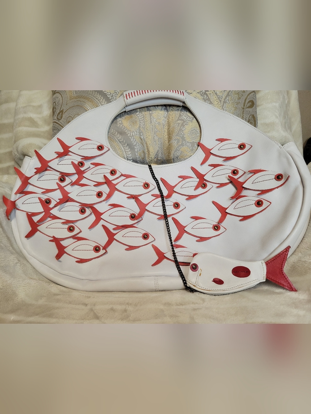 ETRO MILANO VINTAGE FISH ART BAG